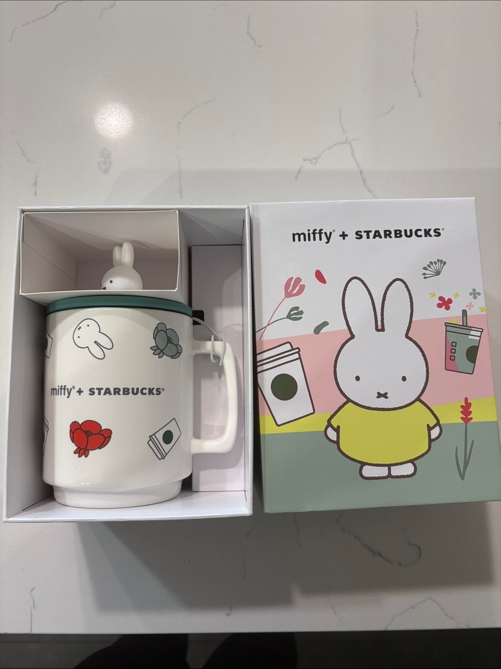 Starbucks x Miffy Ceramic Mug with Lid